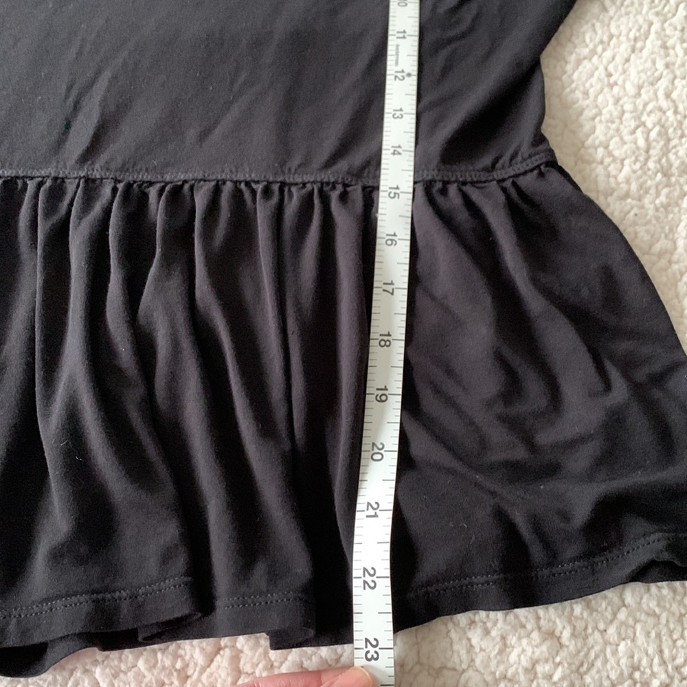 Max Studio Black Peplum T Shirt, Size XL - Picture 6 of 7